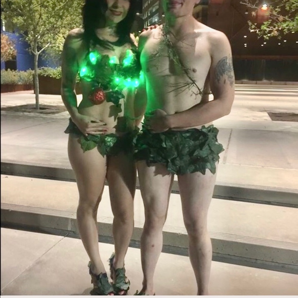 Eve costume from Adam & Eve with LED lights